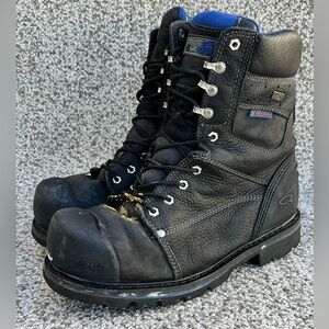 DAKOTA 8" Work Boots 8557 Waterproof Steel Toe & Composite Plate 11 US Men Wide
